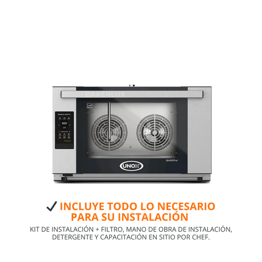 UNOX | Horno de convección | Rosella | XAFR-04FS-ETDV